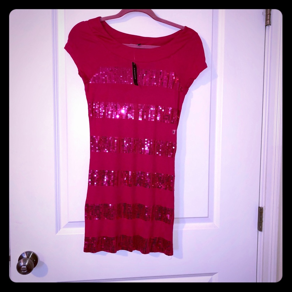 Pink Express tunic top/mini dress